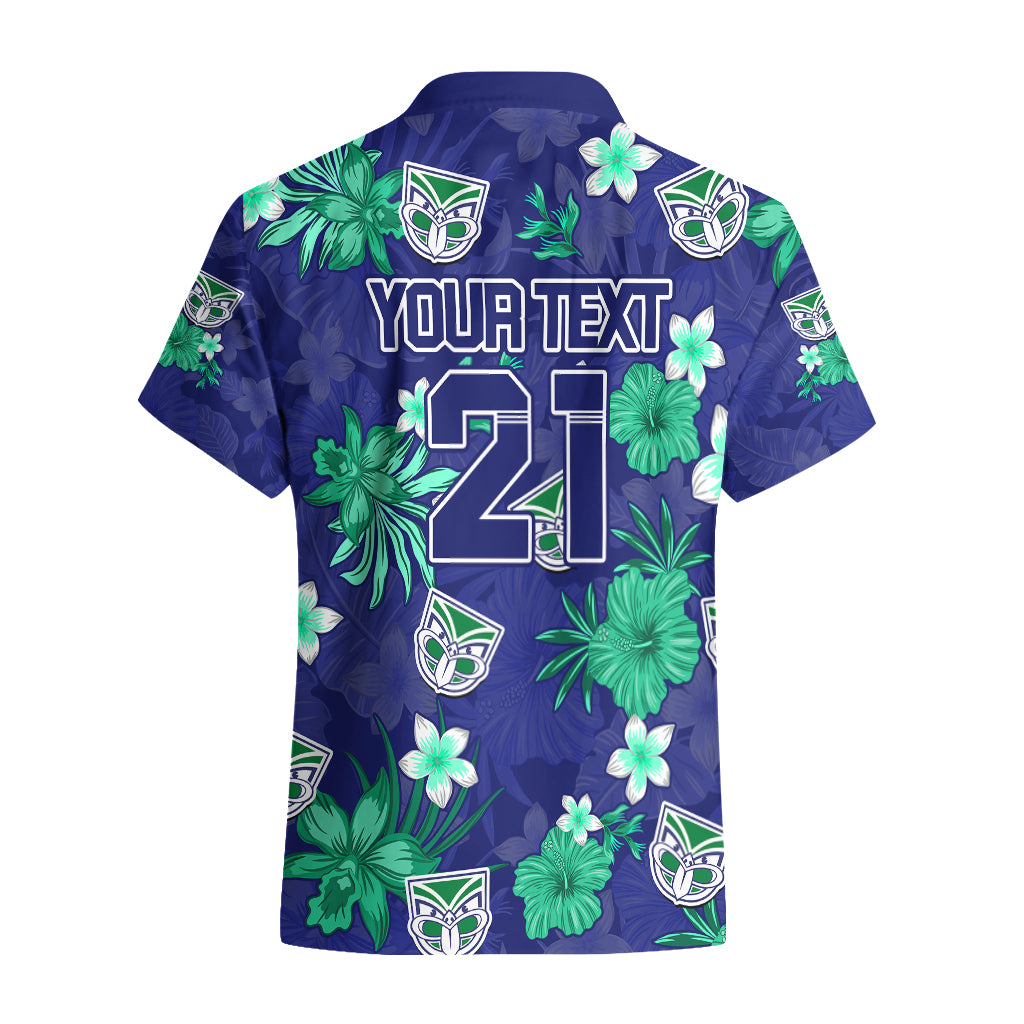 Custom Warriors Rugby Hawaiian Shirt Beautiful Floral Pattern Spring Summer Vibe - Vibe Hoodie Shop