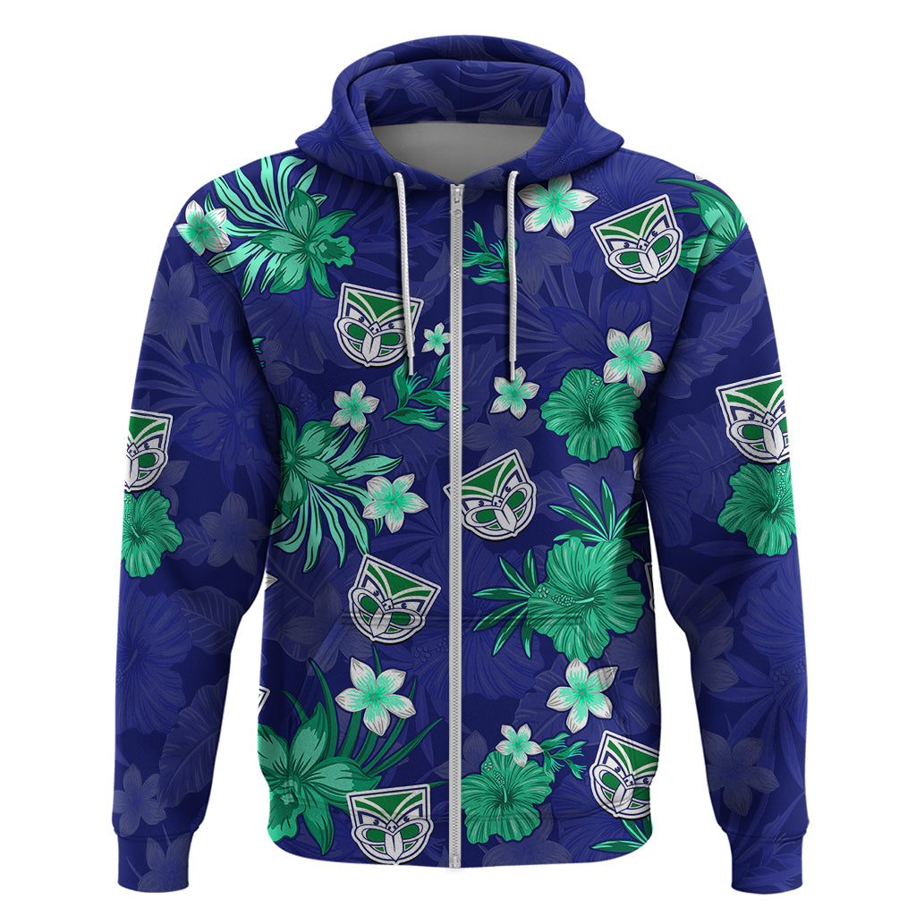 Custom Warriors Rugby Hoodie Beautiful Floral Pattern Spring Summer Vibe LT9 - Vibe Hoodie Shop