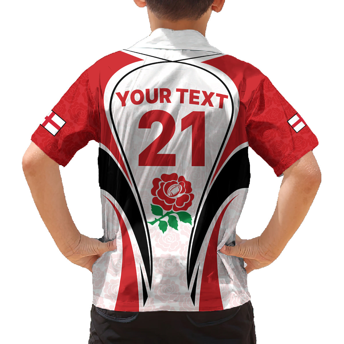 custom-england-rugby-family-matching-long-sleeve-bodycon-dress-and-hawaiian-shirt-come-on-red-rose-word-cup-2023