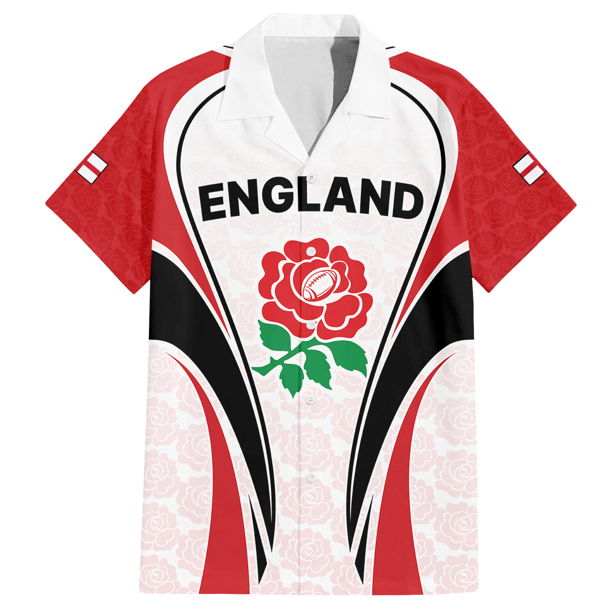 custom-england-rugby-family-matching-long-sleeve-bodycon-dress-and-hawaiian-shirt-come-on-red-rose-word-cup-2023