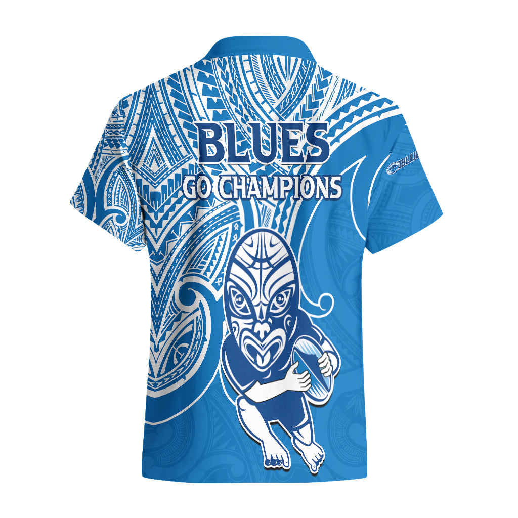 Blues Super Rugby Hawaiian Shirt Kahurangi Go Champions 2023 - Vibe Hoodie Shop