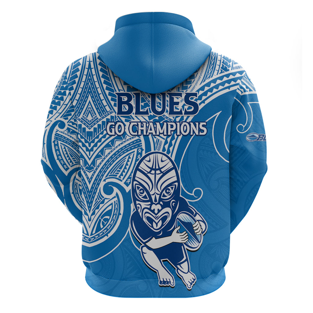 Blues Super Rugby Hoodie Kahurangi Go Champions 2023 LT9 - Vibe Hoodie Shop