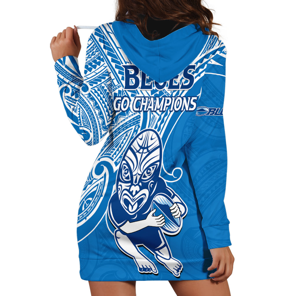 Blues Super Rugby Hoodie Dress Kahurangi Go Champions 2023 - Vibe Hoodie Shop