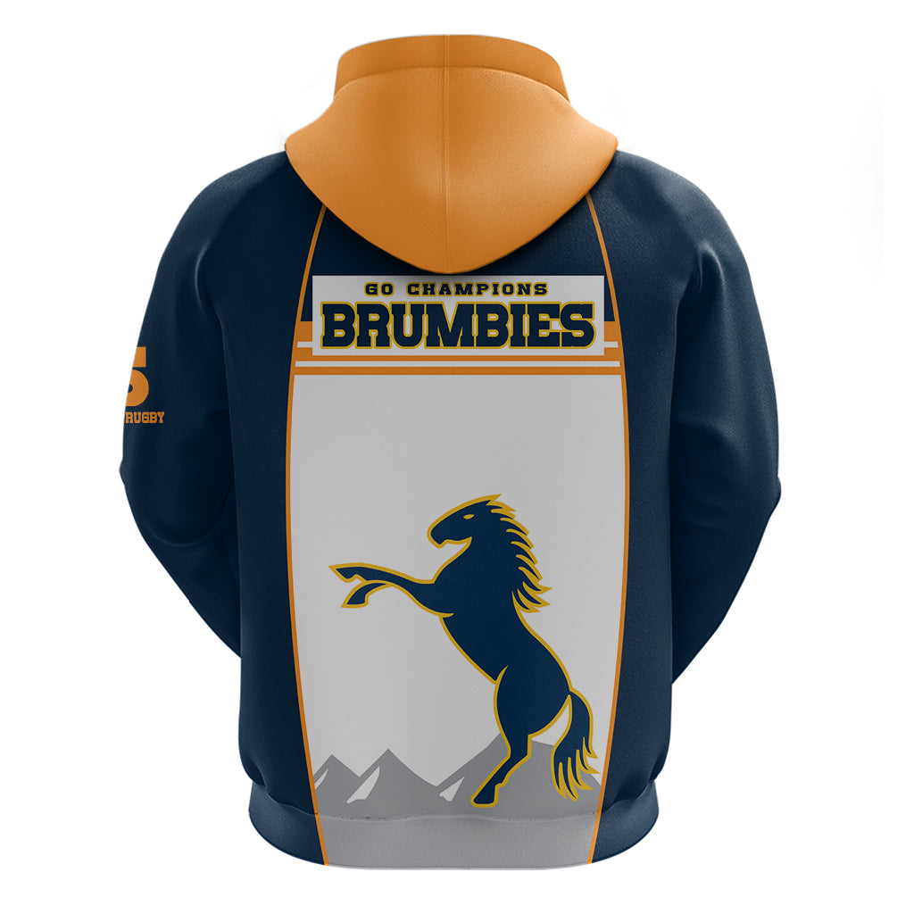 Brumbies Super Rugby Hoodie Brumbies Go Champions 2023 LT9 - Vibe Hoodie Shop