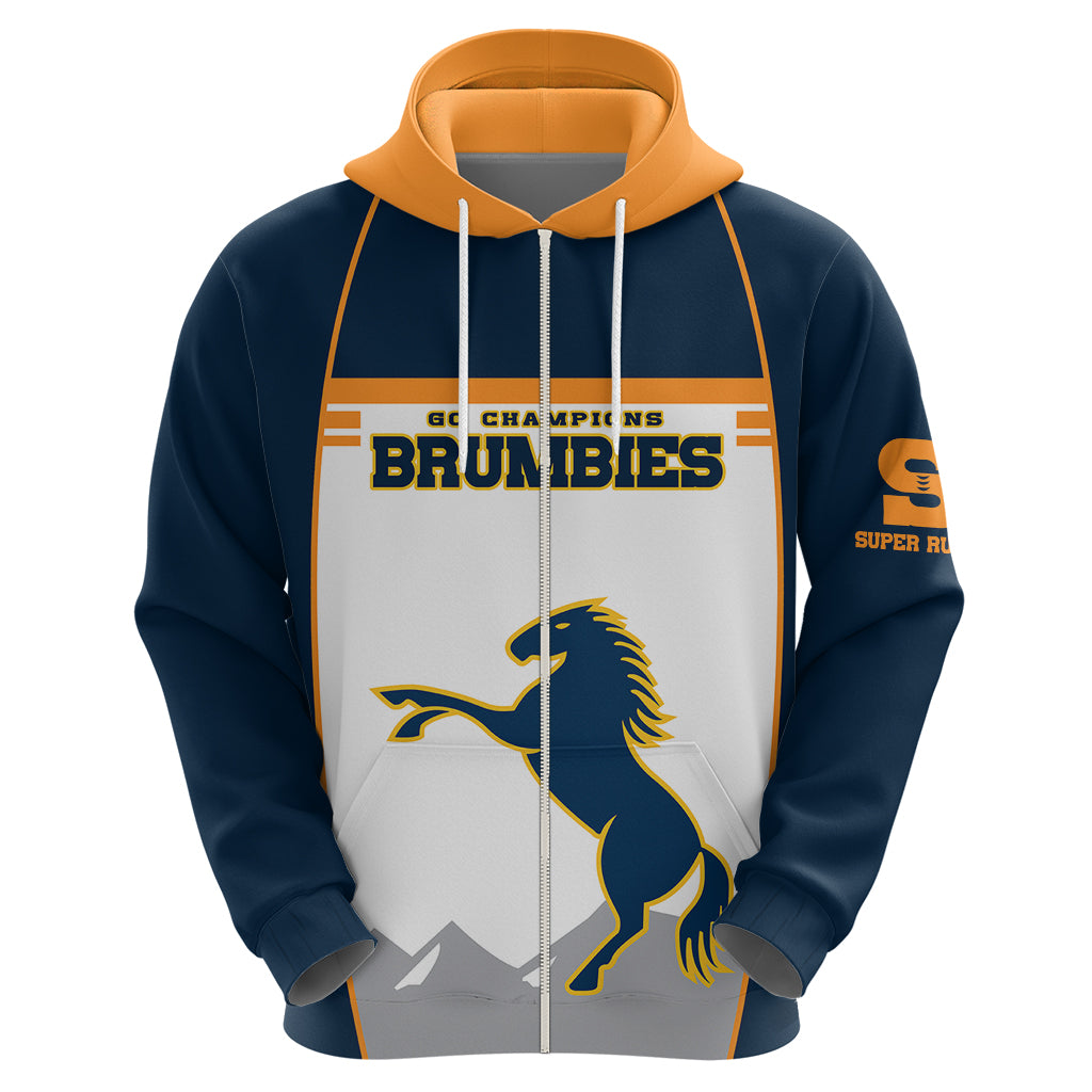 Brumbies Super Rugby Hoodie Brumbies Go Champions 2023 LT9 - Vibe Hoodie Shop