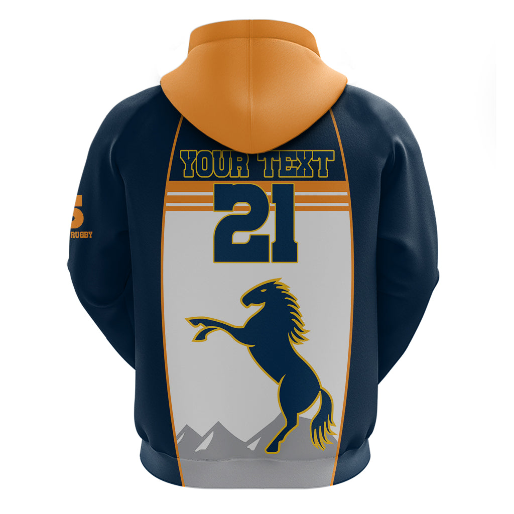 (Custom Text And Number) Brumbies Super Rugby Hoodie Brumbies Go Champions 2023 LT9 - Vibe Hoodie Shop