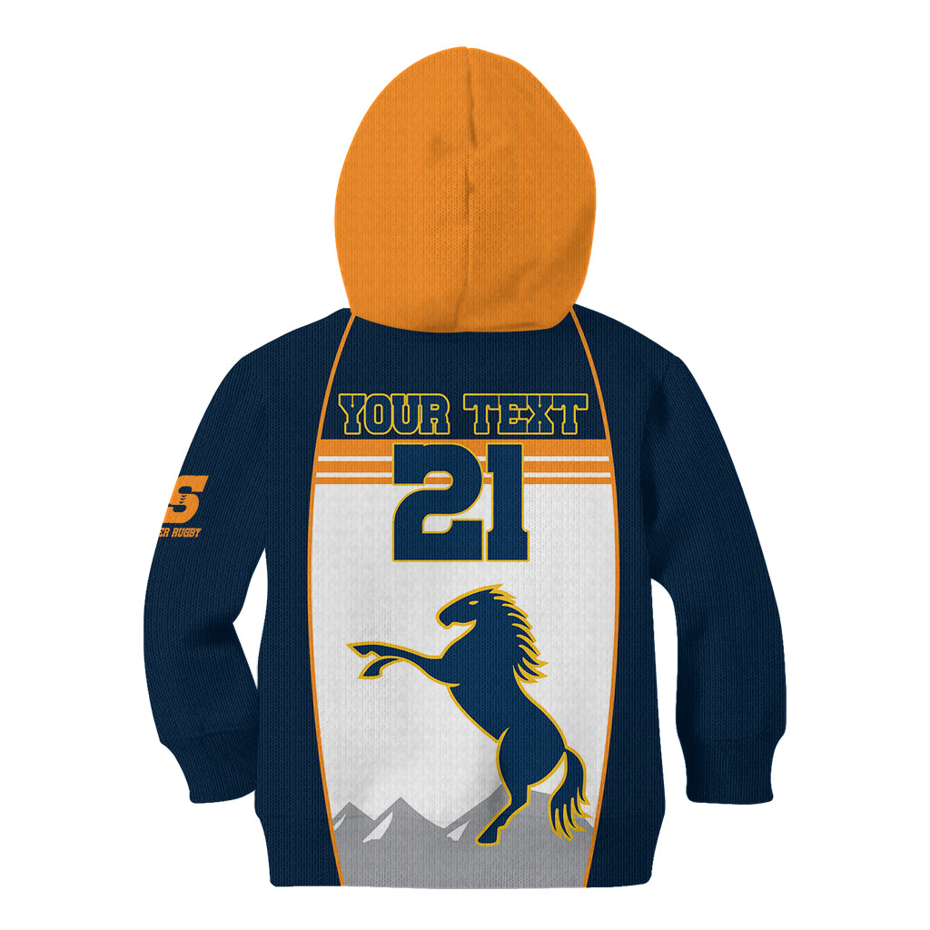 (Custom Text And Number) Brumbies Super Rugby Kid Hoodie Brumbies Go Champions 2023 - Vibe Hoodie Shop