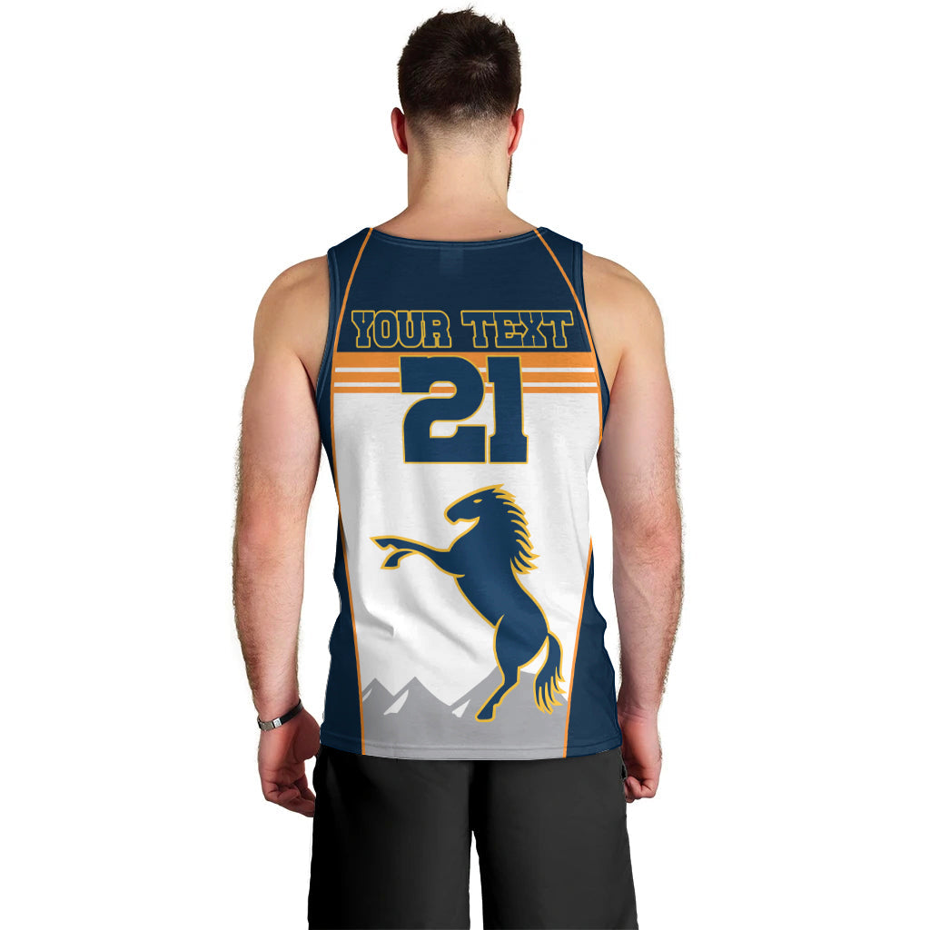 (Custom Text And Number) Brumbies Super Rugby Men Tank Top Brumbies Go Champions 2023 - Vibe Hoodie Shop