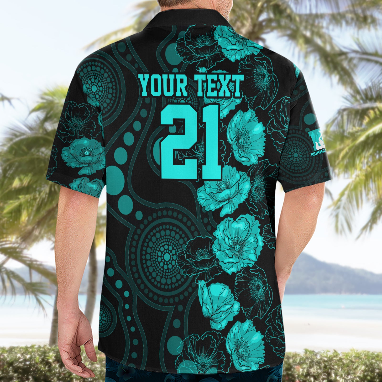 Heat Cricket Never Forget Custom Hawaiian Shirt ANZAC Day with Poppy Aboriginal - Vibe Hoodie Shop
