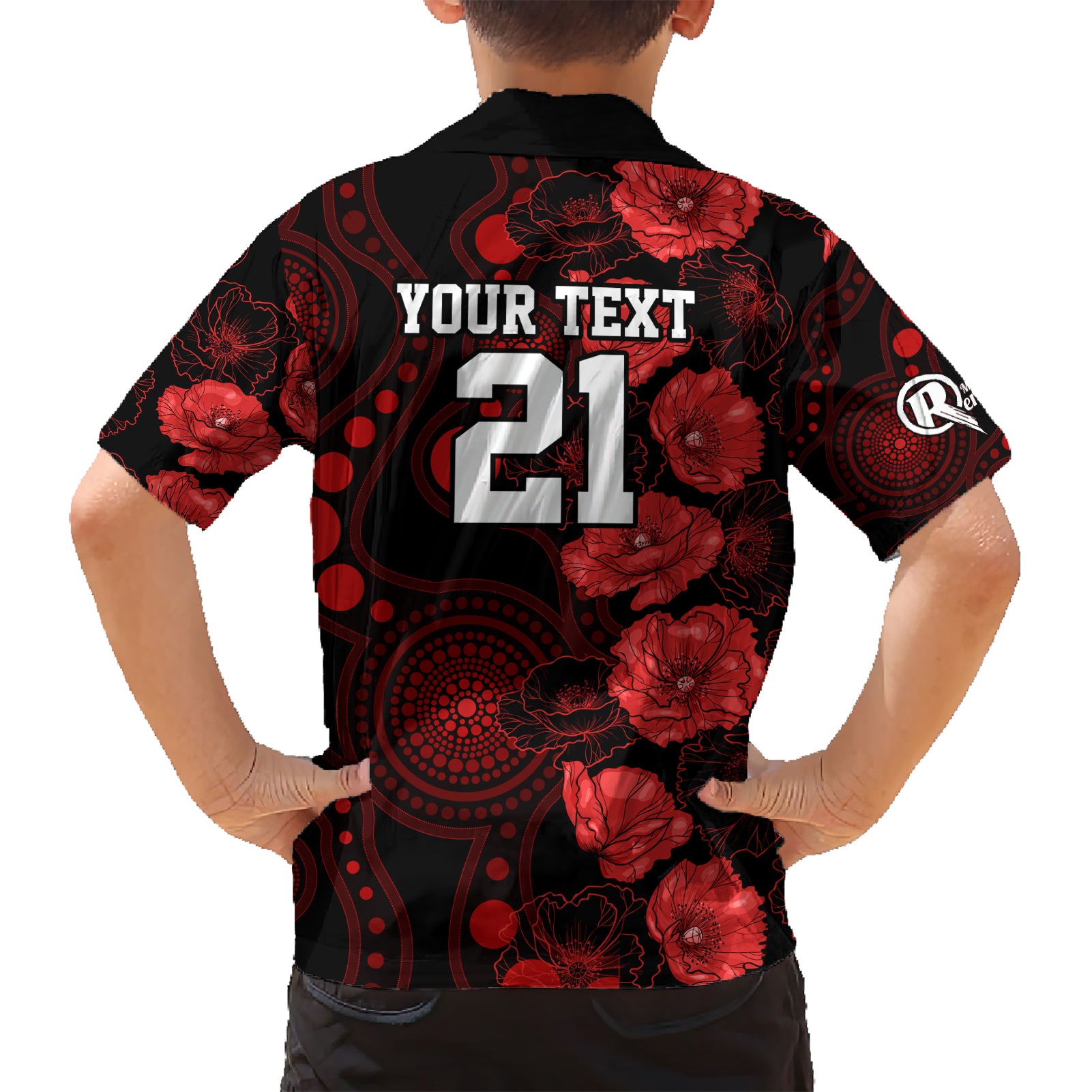 Renegades Cricket Never Forget Custom Hawaiian Shirt ANZAC Day with Poppy Aboriginal - Vibe Hoodie Shop