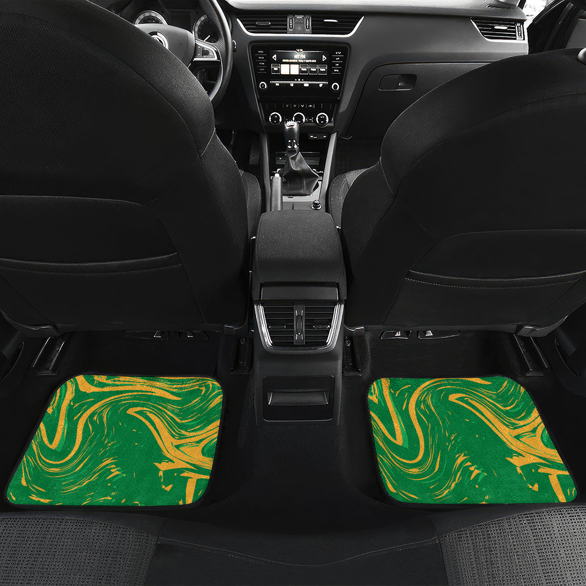 Proud To Be Australia Day Car Mats Kangaroo with National Color