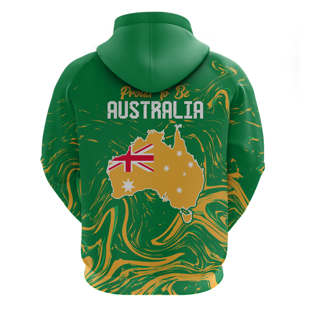 Proud To Be Australia Day Hoodie Kangaroo with National Color LT9 - Vibe Hoodie Shop