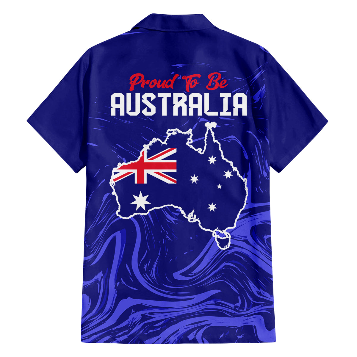 Proud To Be Australia Day Family Matching Long Sleeve Bodycon Dress and Hawaiian Shirt Kangaroo with Flag Color