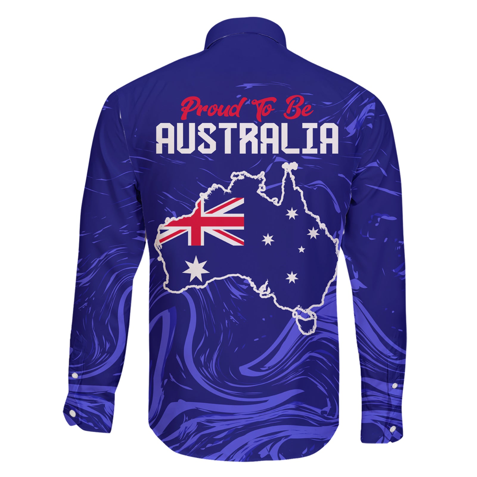 Proud To Be Australia Day Family Matching Short Sleeve Bodycon Dress and Hawaiian Shirt Kangaroo with Flag Color