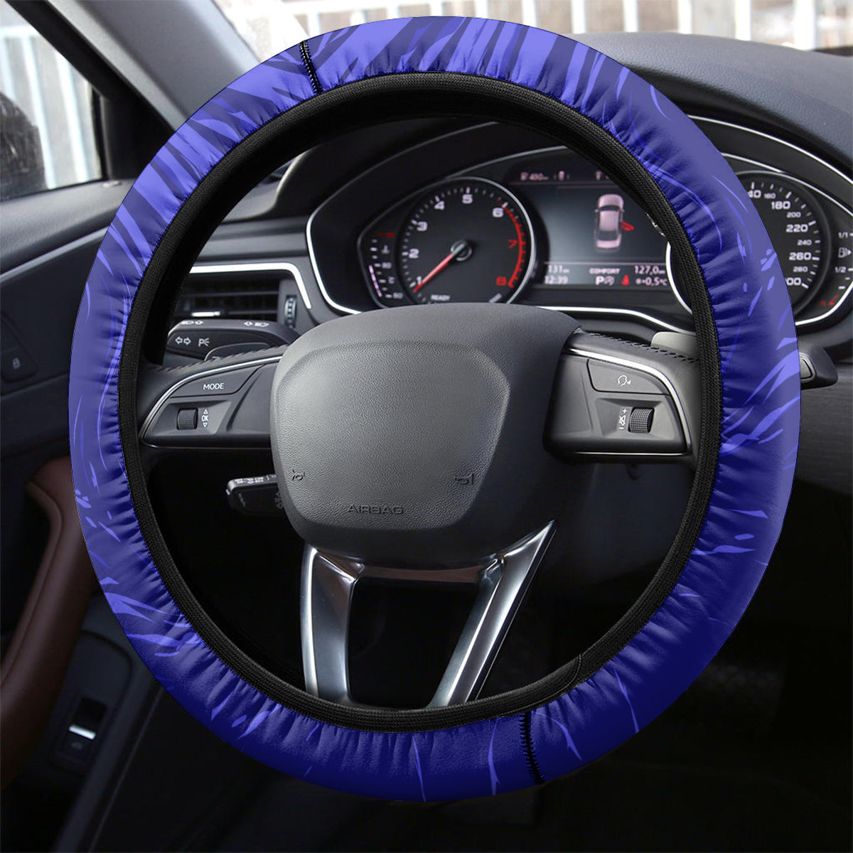 Proud To Be Australia Day Steering Wheel Cover Kangaroo with Flag Color