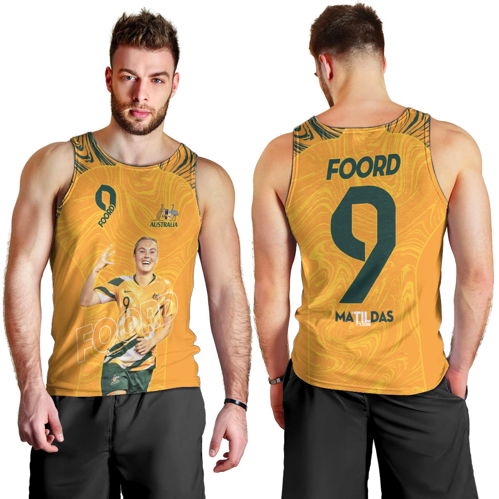 Caitlin Foord Australia Matildas Men Tank Top - Vibe Hoodie Shop