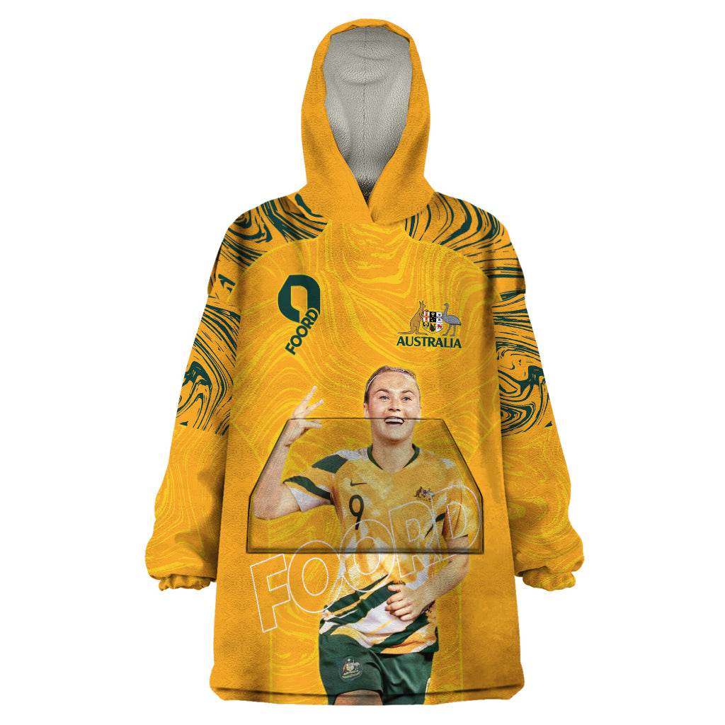 Caitlin Foord Australia Matildas Wearable Blanket Hoodie - Vibe Hoodie Shop