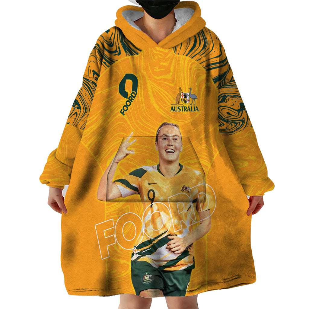 Caitlin Foord Australia Matildas Wearable Blanket Hoodie - Vibe Hoodie Shop