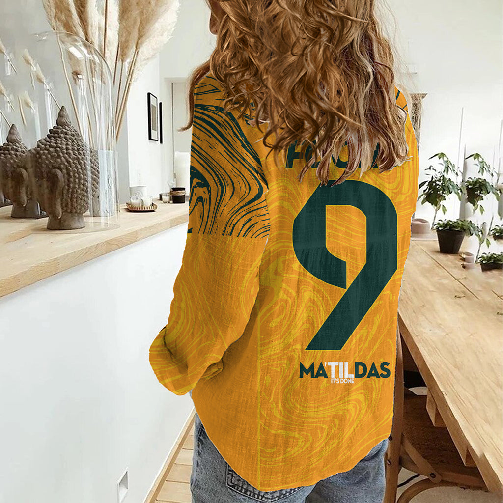 Caitlin Foord Australia Matildas Women Casual Shirt - Vibe Hoodie Shop