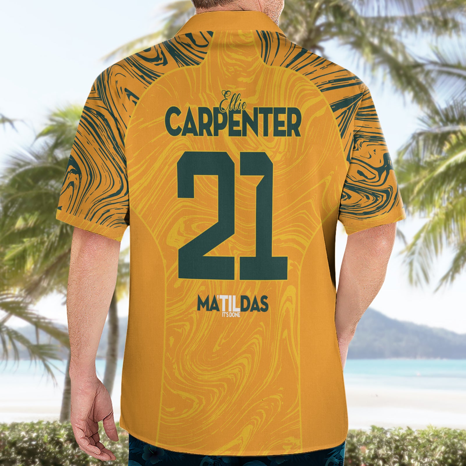 Ellie Carpenter Australian Matildas Hawaiian Shirt - Vibe Hoodie Shop