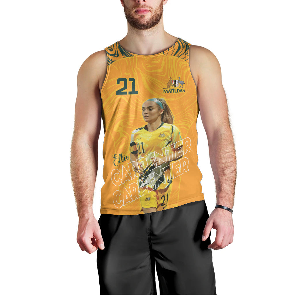 Ellie Carpenter Australian Matildas Men Tank Top - Vibe Hoodie Shop