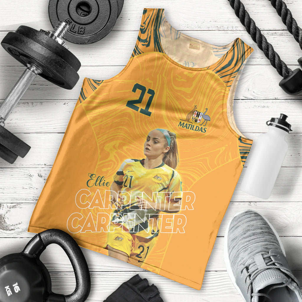 Ellie Carpenter Australian Matildas Men Tank Top - Vibe Hoodie Shop