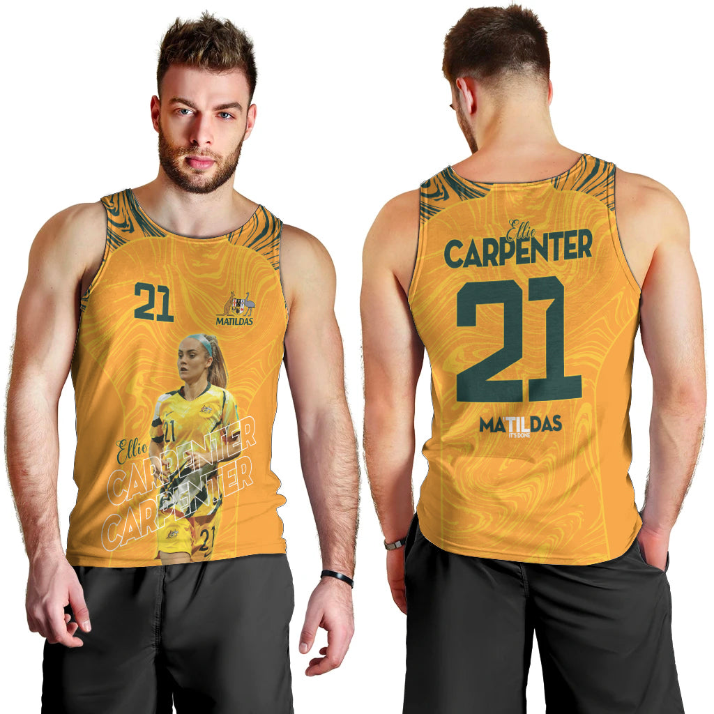 Ellie Carpenter Australian Matildas Men Tank Top - Vibe Hoodie Shop
