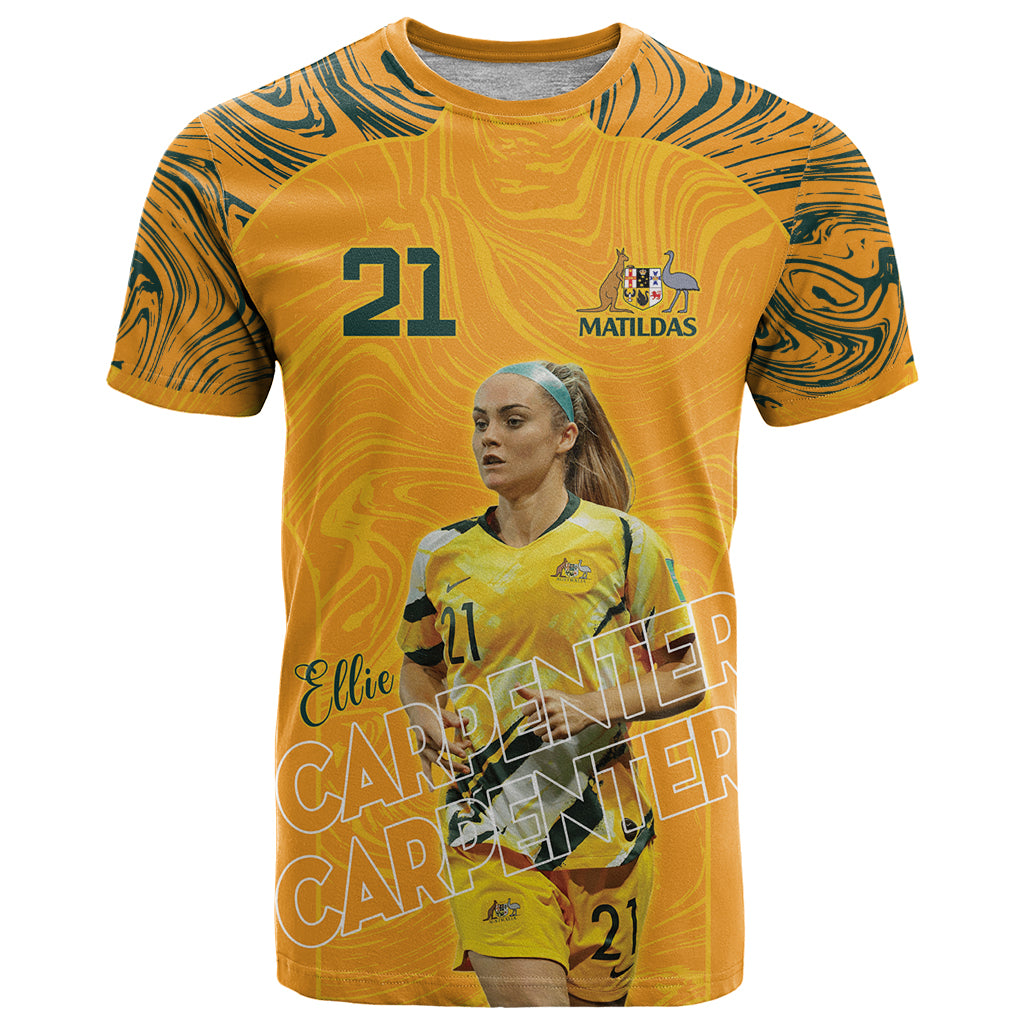 Ellie Carpenter Australian Matildas T Shirt LT9 - Vibe Hoodie Shop