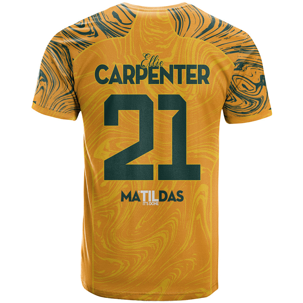 Ellie Carpenter Australian Matildas T Shirt LT9 - Vibe Hoodie Shop