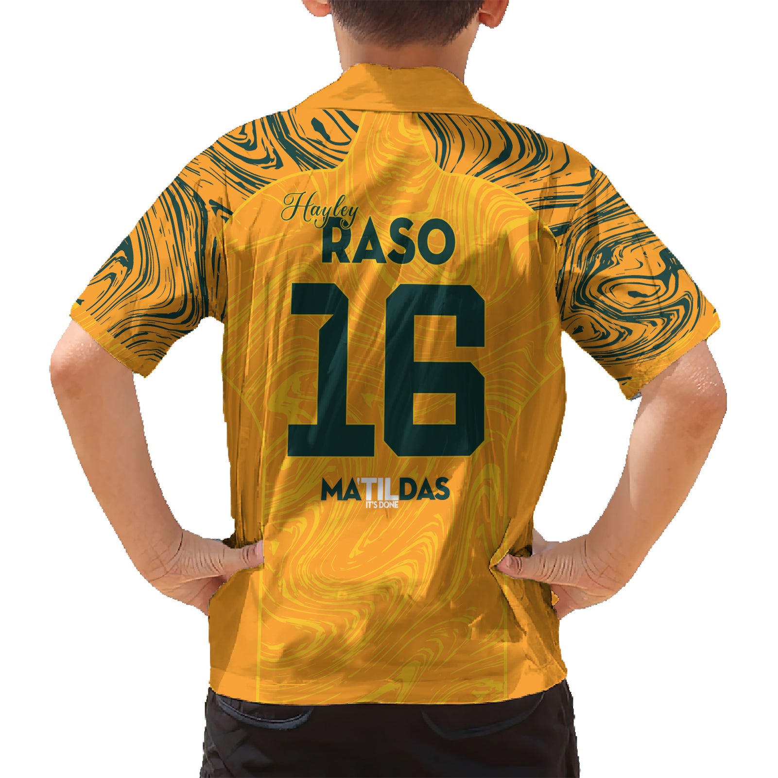 Hayley Raso Australia Matildas Hawaiian Shirt - Vibe Hoodie Shop