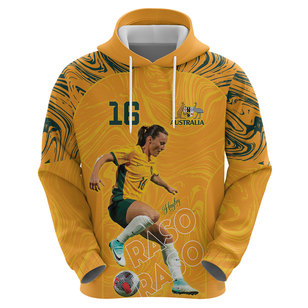 Hayley Raso Australia Matildas Hoodie LT9 - Vibe Hoodie Shop