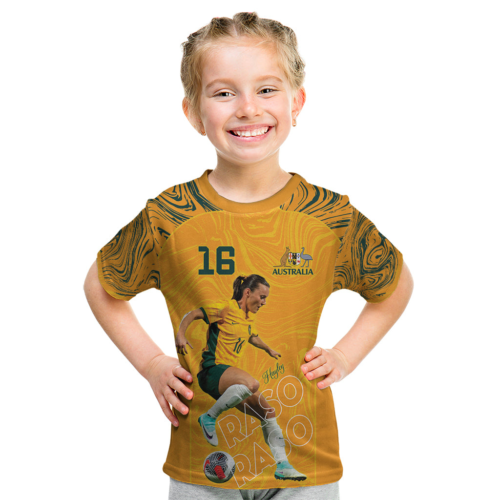 Hayley Raso Australia Matildas Kid T Shirt - Vibe Hoodie Shop