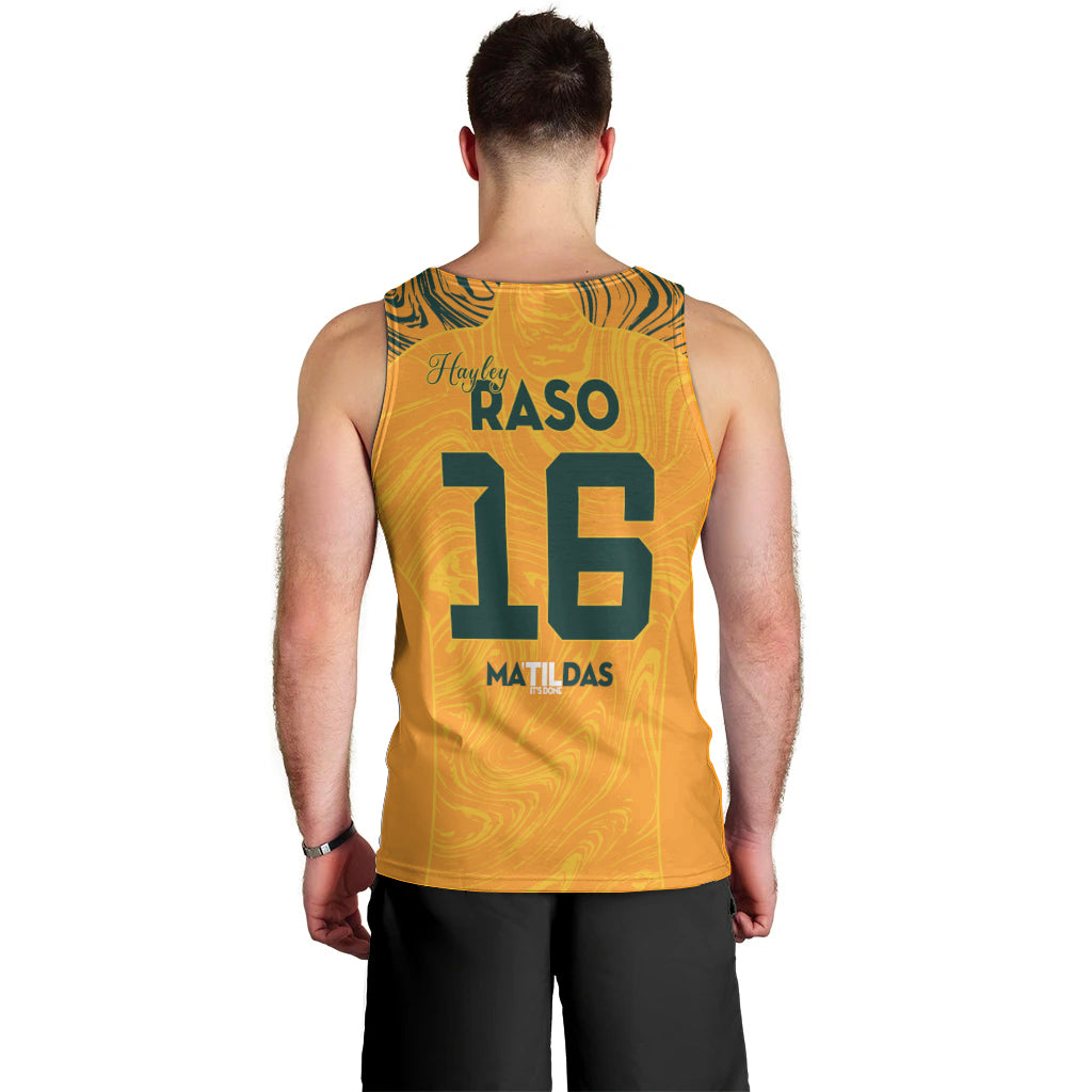 Hayley Raso Australia Matildas Men Tank Top - Vibe Hoodie Shop