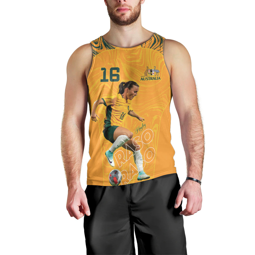 Hayley Raso Australia Matildas Men Tank Top - Vibe Hoodie Shop