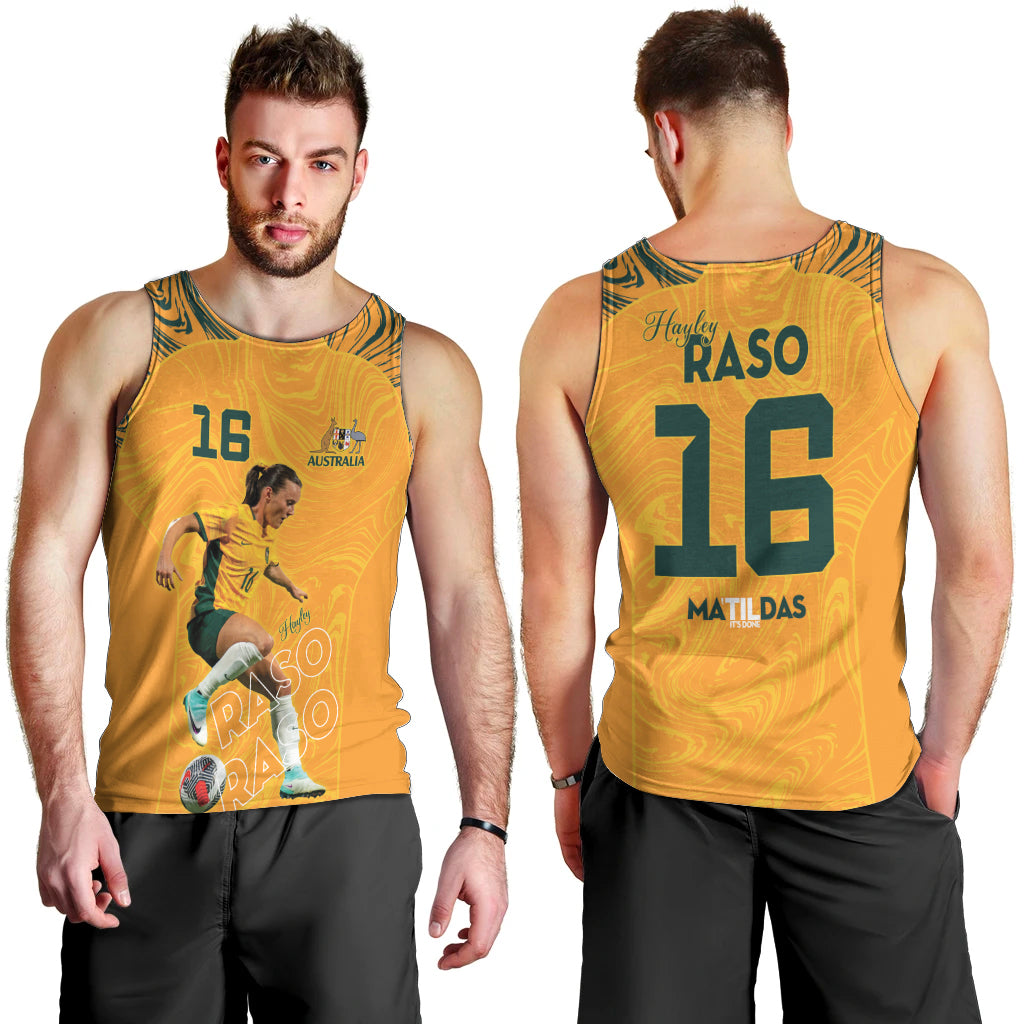 Hayley Raso Australia Matildas Men Tank Top - Vibe Hoodie Shop