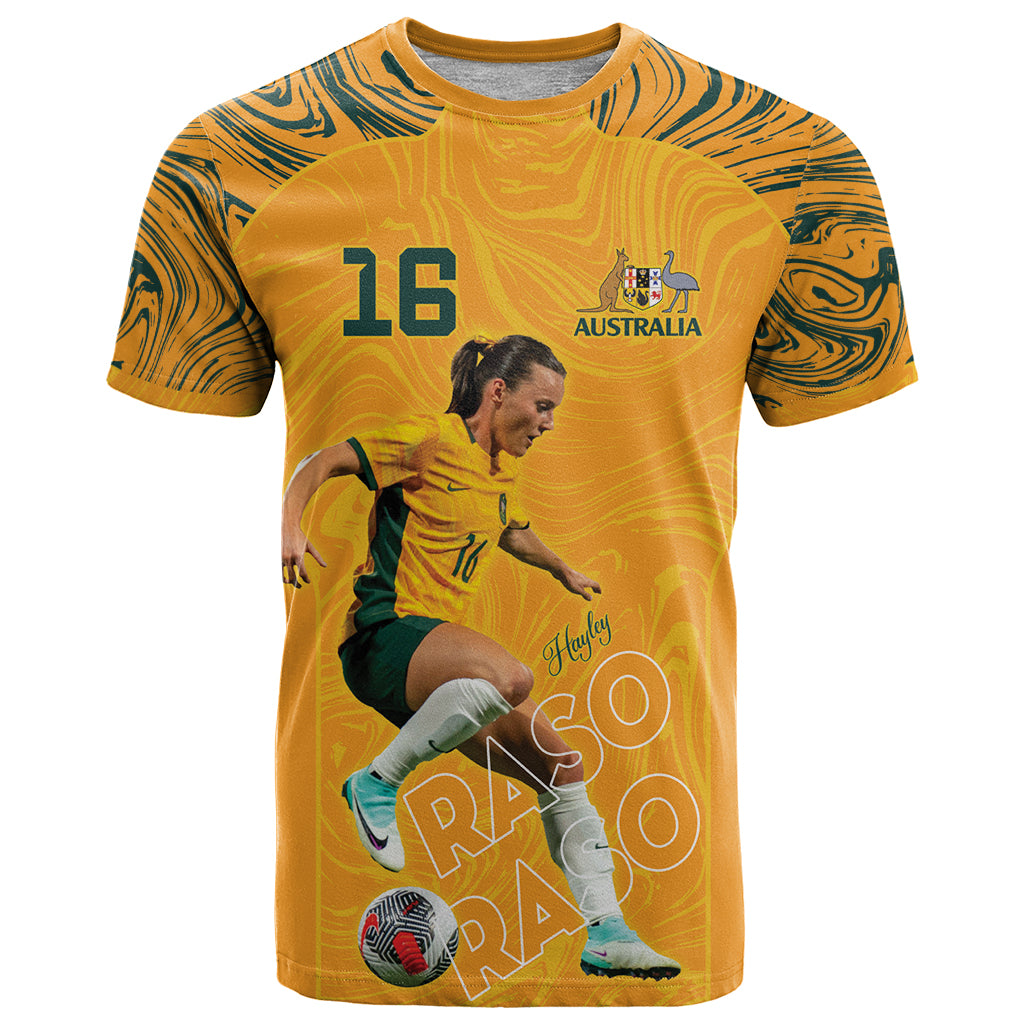 Hayley Raso Australia Matildas T Shirt LT9 - Vibe Hoodie Shop