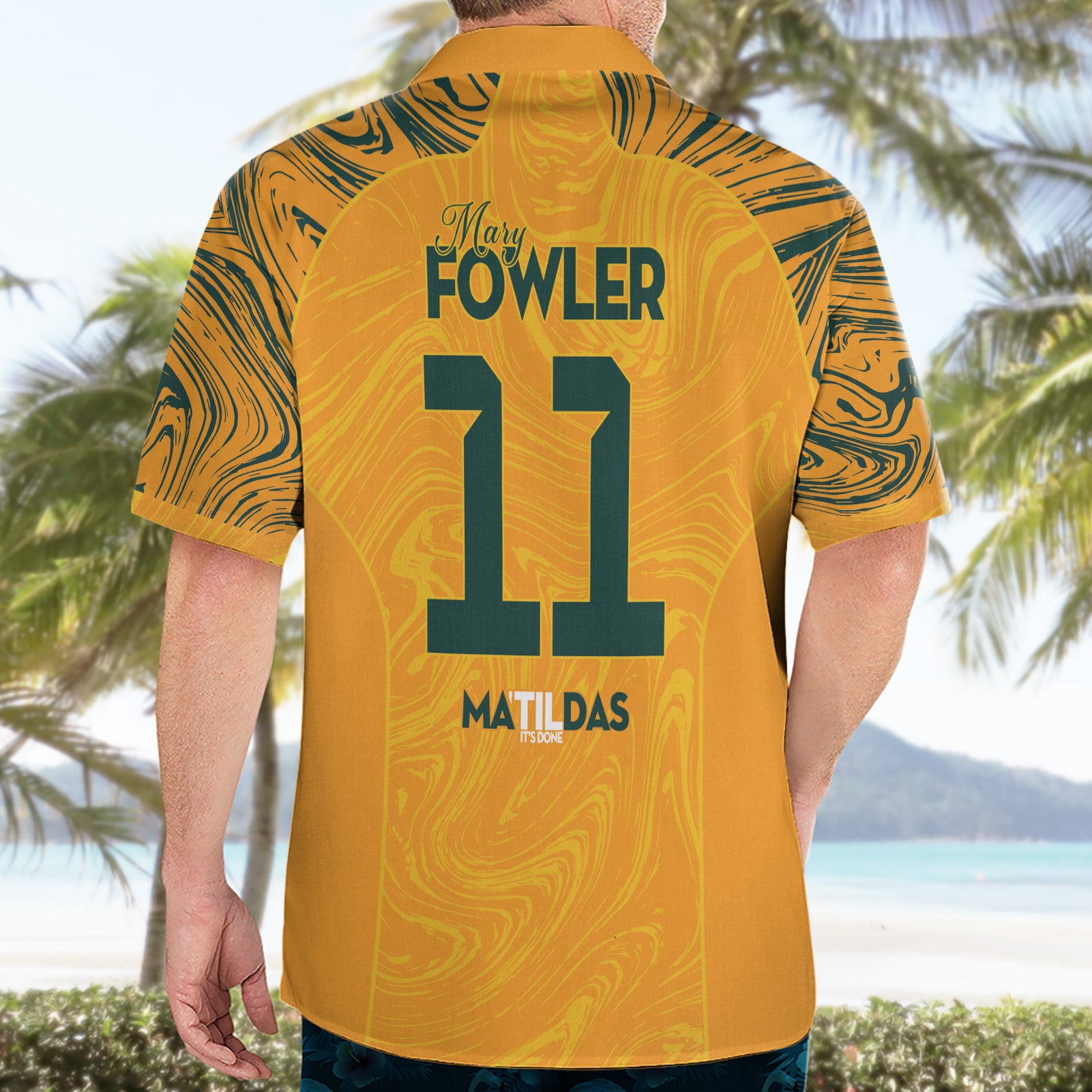 Mary Fowler Australian Matildas Hawaiian Shirt - Vibe Hoodie Shop