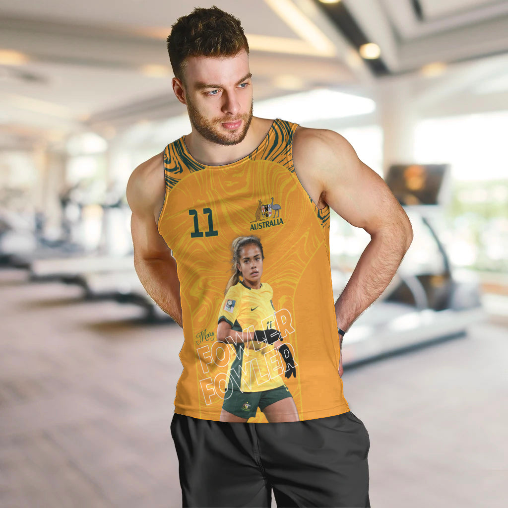 Mary Fowler Australian Matildas Men Tank Top - Vibe Hoodie Shop