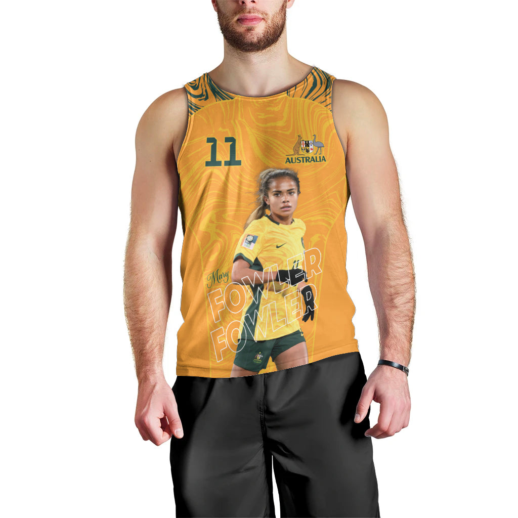 Mary Fowler Australian Matildas Men Tank Top - Vibe Hoodie Shop