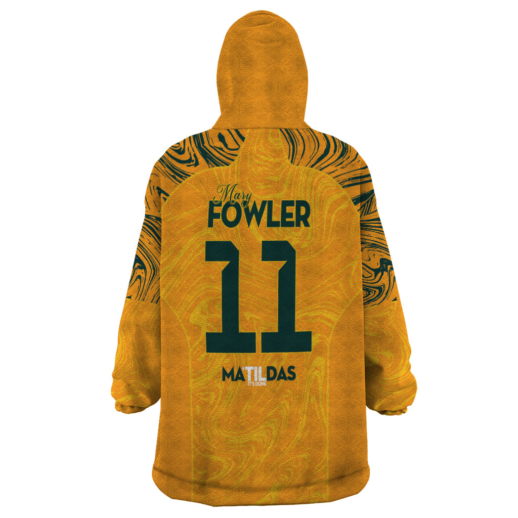 Mary Fowler Australian Matildas Wearable Blanket Hoodie - Vibe Hoodie Shop