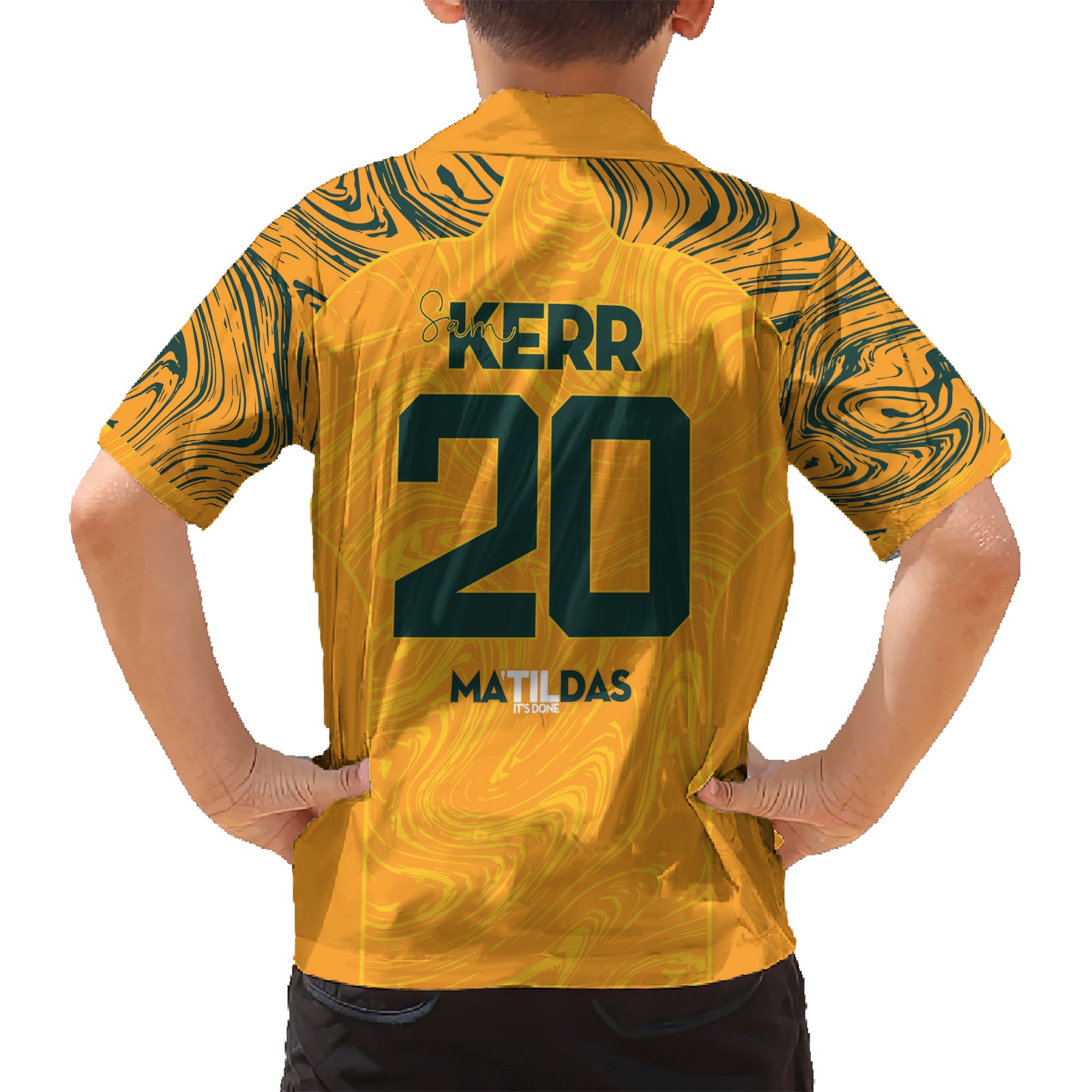 Sam Kerr Australia Matildas Hawaiian Shirt - Vibe Hoodie Shop