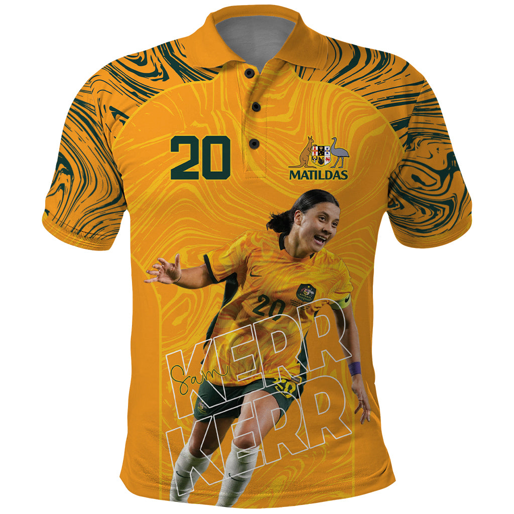 Sam Kerr Australia Matildas Polo Shirt LT9 - Vibe Hoodie Shop