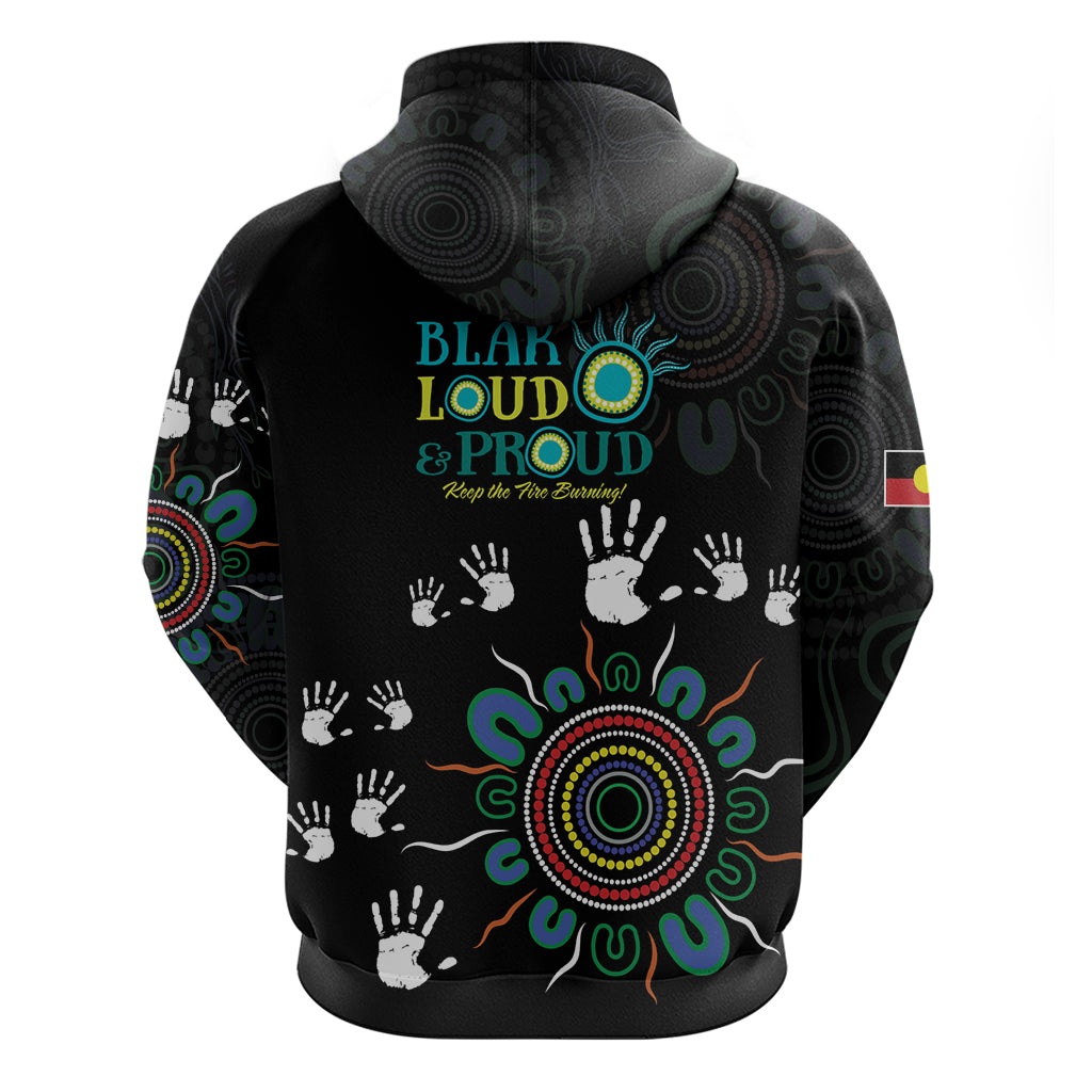 NAIDOC 2024 Indigenous Aboriginal Hoodie The Fire Burns Forever LT9 - Vibe Hoodie Shop