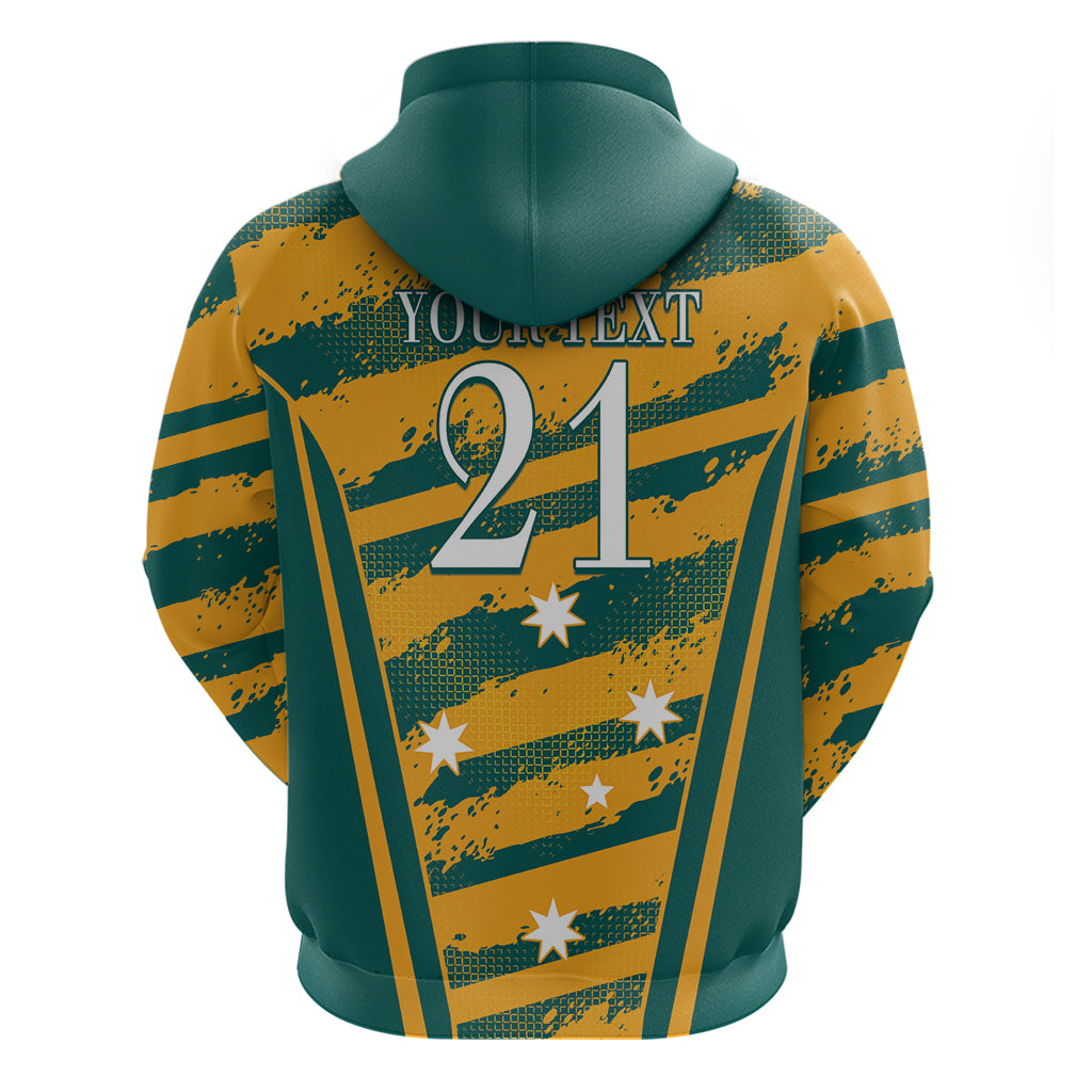 Custom Australia Rugby Hoodie Wallabies Mascots Indigenous Aboriginal Version LT9 - Vibe Hoodie Shop