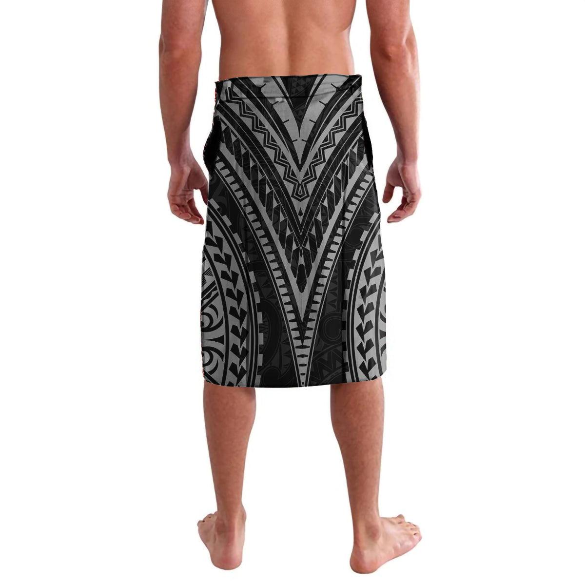 Custom New Zealand Rugby Lavalava Maori All Black Warrior Tribal Tattoo