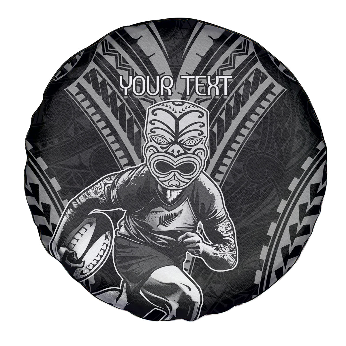 Custom New Zealand Rugby Spare Tire Cover Maori All Black Warrior Tribal Tattoo - Vibe Hoodie Shop