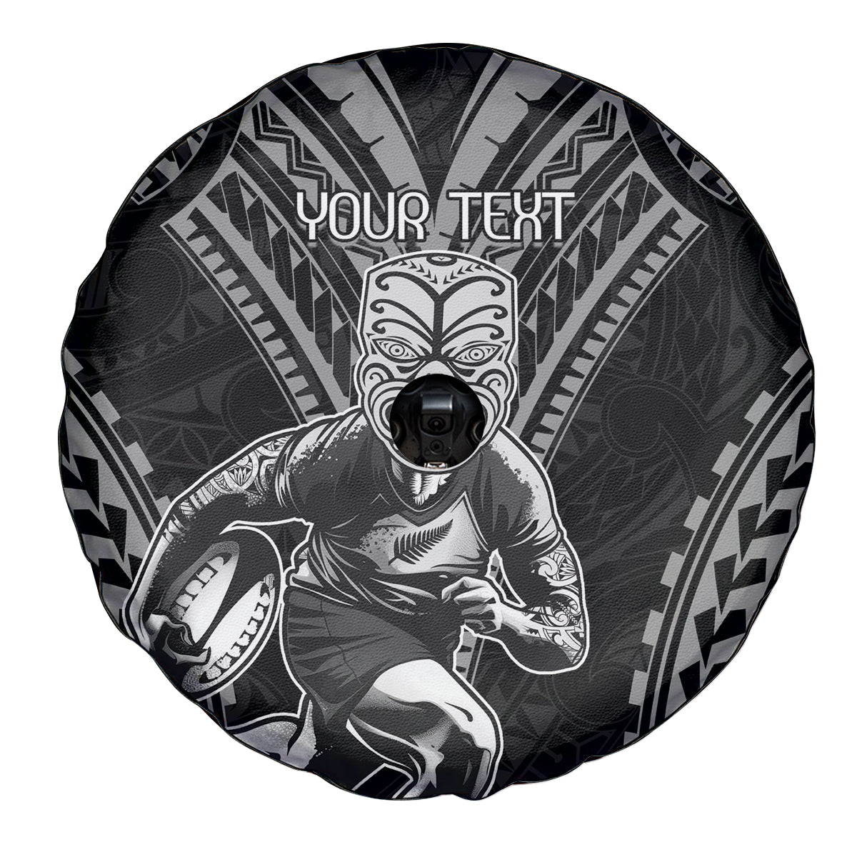 Custom New Zealand Rugby Spare Tire Cover Maori All Black Warrior Tribal Tattoo - Vibe Hoodie Shop