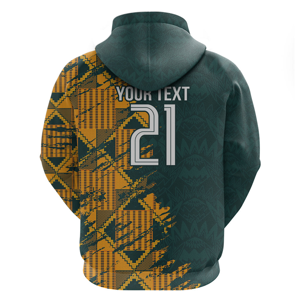 Custom South Africa Rugby Hoodie The Springboks Mascot Sporty Version LT9 - Vibe Hoodie Shop