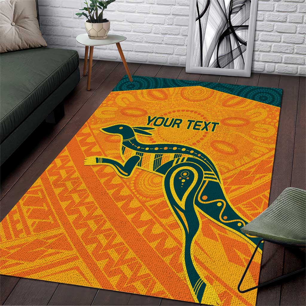 Custom Australia Rugby Area Rug Summer Paris 2024 - Vibe Hoodie Shop