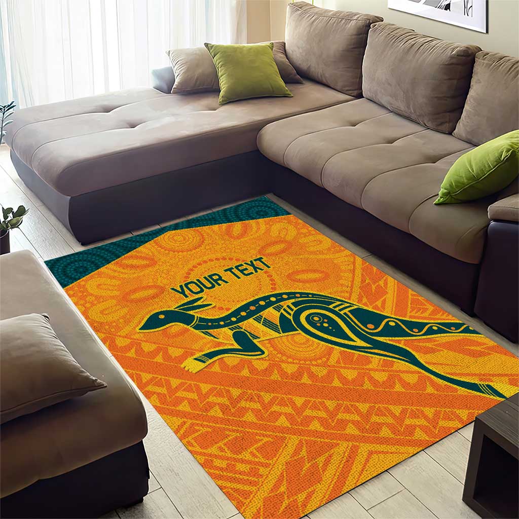 Custom Australia Rugby Area Rug Summer Paris 2024 - Vibe Hoodie Shop